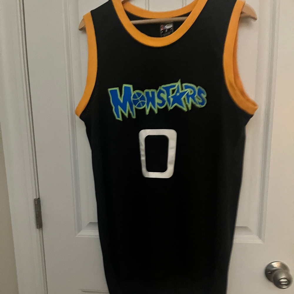 Toon Squad- Russell Athletic Black and Yellow Sports Jersey